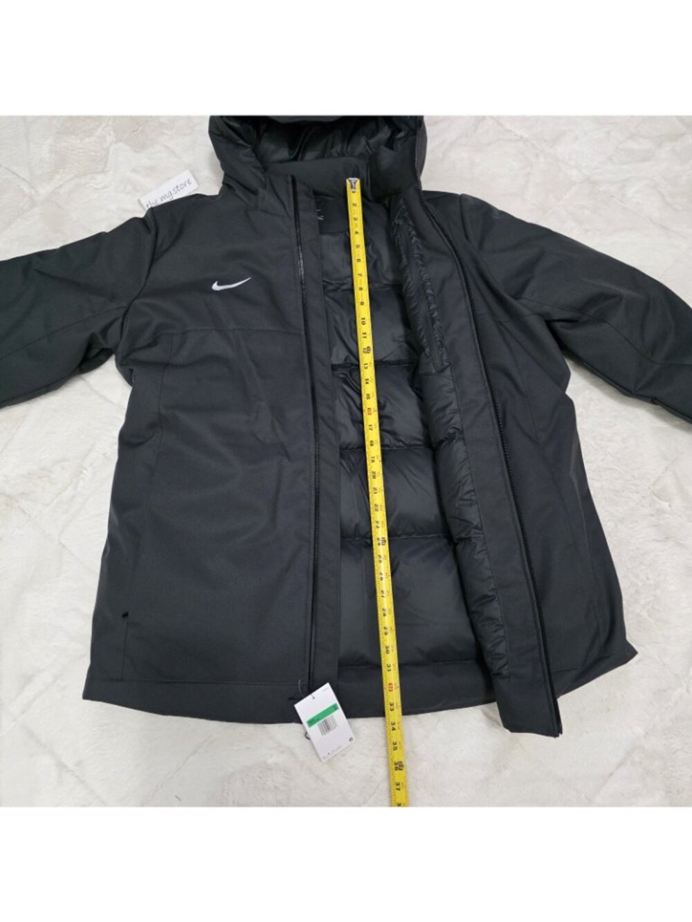 Nike 550 Duck Down Parka Winter Coat Dark Gray DJ6526-060 Men's Sz XL NWT - Picture 3 of 10